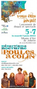 Les Poules à Colin / Hébertisme Nocturne invitation