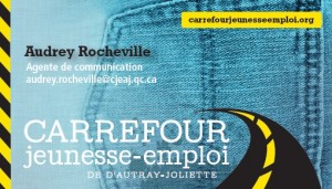 Carrefour Jeuness-Emploi carte d'affaires